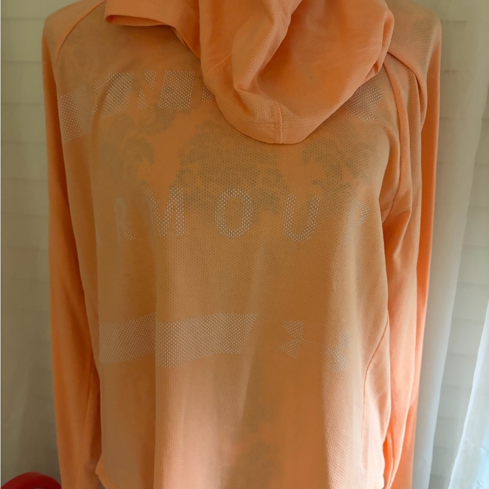 LG Women's Orange Cowl Neck Sweater